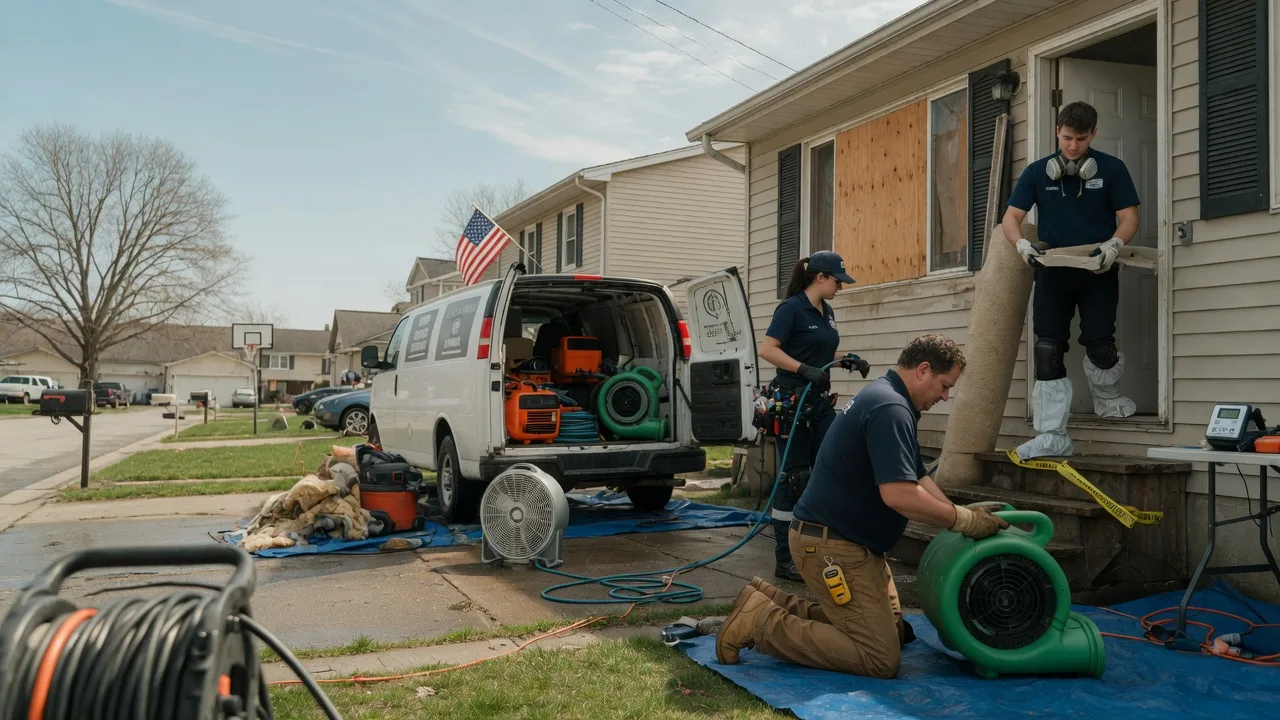 Water Damage Restoration in Woodlawn, IL near me